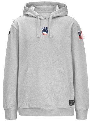 UTAWI USA US - Fleece - Jumper - Unisex - GREY MD-WHITE-MELANGE