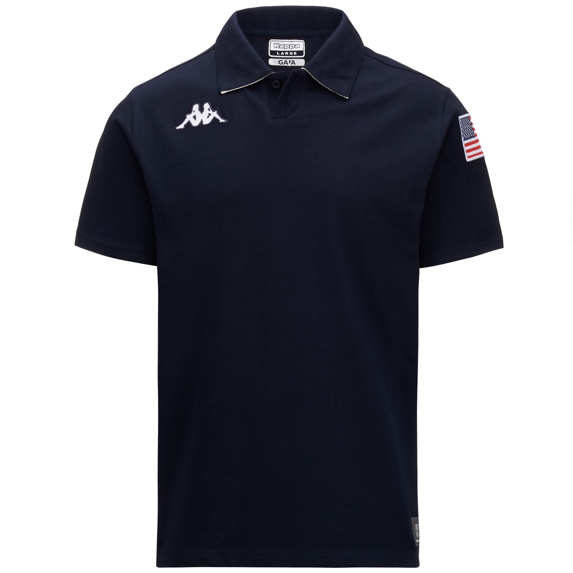 ANGAT USA US - Polo Shirts - Polo - Unisex - BLUE DK NAVY-WHITE MILK
