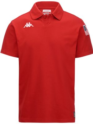 ANGAT USA US - Polo Shirts - Polo - Unisex - RED-BLUE DK NAVY