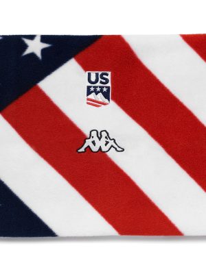 6CENTO COLD G US - Scarves - SCARF - Unisex - BLUE DK NAVY-WHITE MILK-RED-BLUE DK