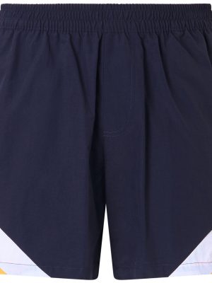 LOGO GREI - Bathing Suits - Swimming Trunks - Man - BLUE MARINE-YELLOW GOLDEN-WHITE