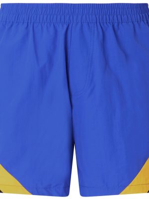 LOGO GREI - Bathing Suits - Swimming Trunks - Man - BLUE ROYAL-BLUE MARINE-YELLOW GOLDEN