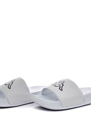 LOGO   STEEVE - Flip-Flops - Stripe - Unisex - WHITE-BLACK