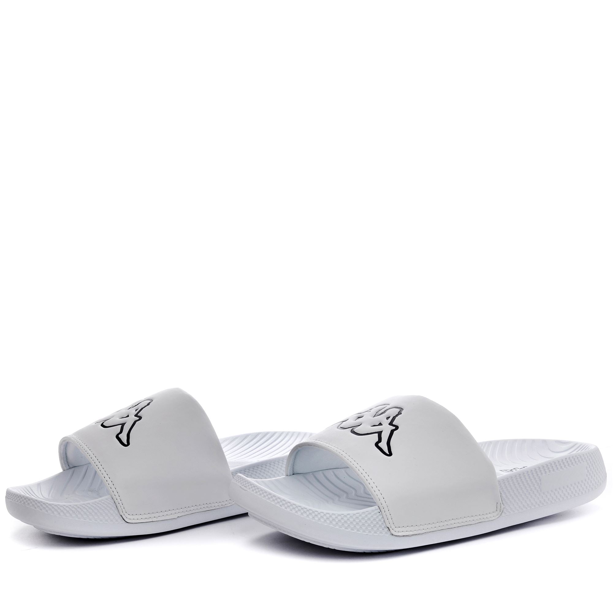 LOGO STEEVE - Flip-Flops - Stripe - Unisex - WHITE-BLACK