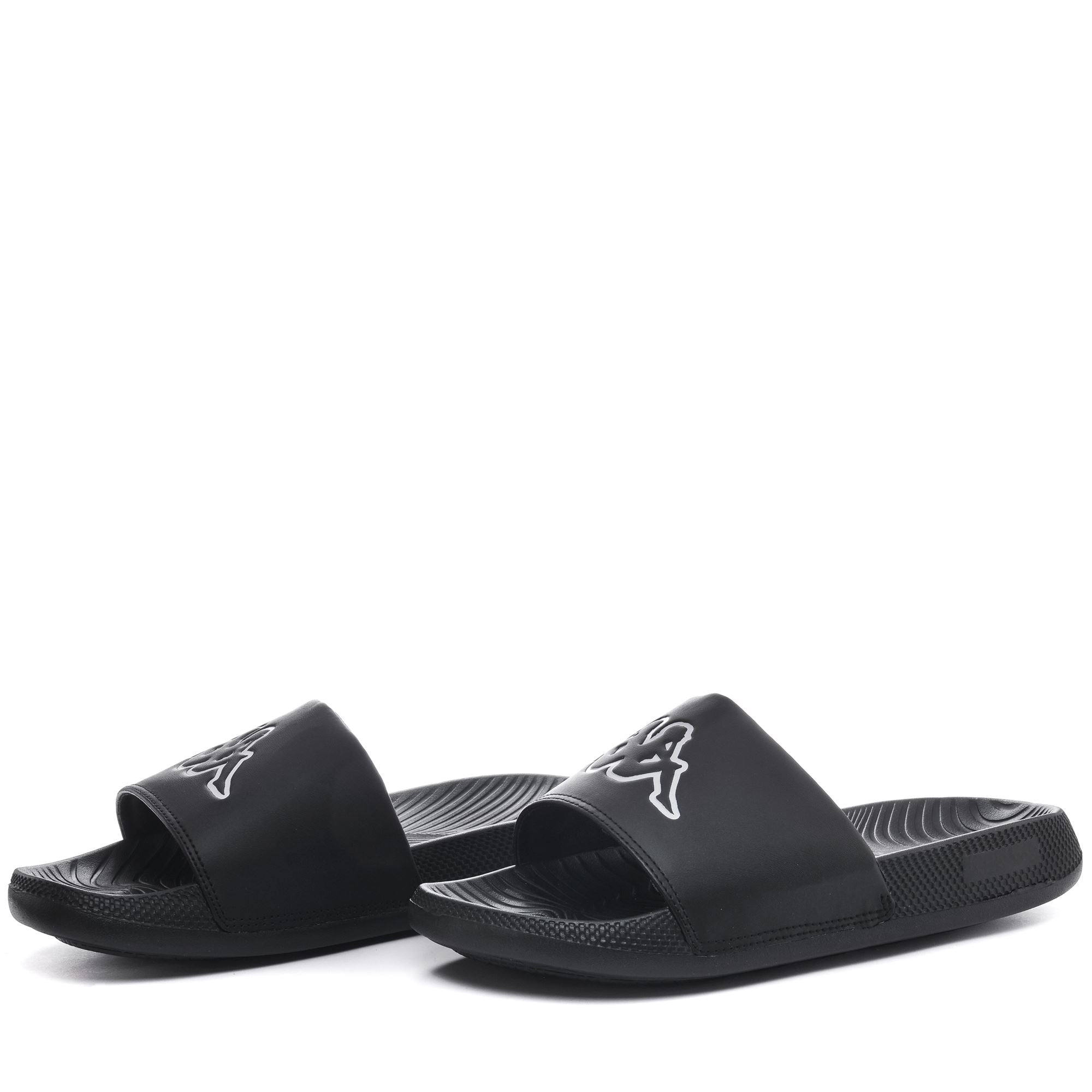 LOGO STEEVE - Flip-Flops - Stripe - Unisex - BLACK-WHITE
