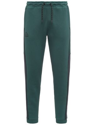 LOGO GACI - Pants - Sport Trousers - Man - GREEN JASPER-GREY INK