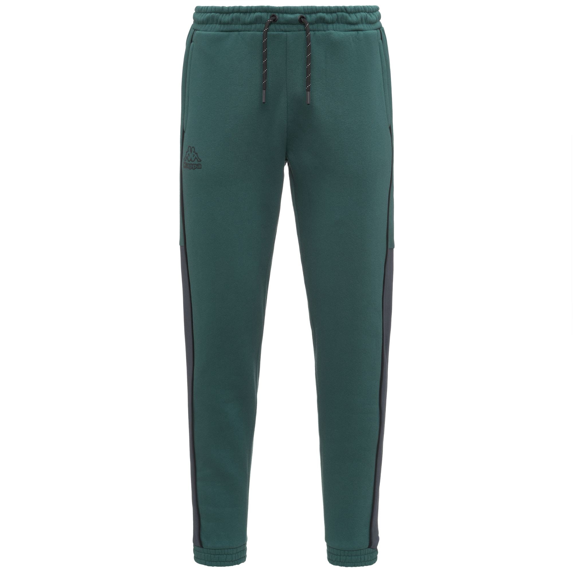 LOGO GACI - Pants - Sport Trousers - Man - GREEN JASPER-GREY INK