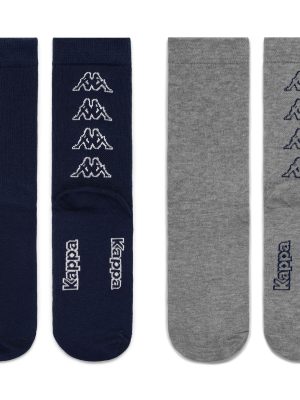 ASTO 2PACK - Socks - Quarter High Sock - Man - NAVY-LT GREY MEL