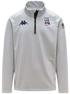 821 US - Fleece - Cardigan - Unisex - Grey Lt Lead