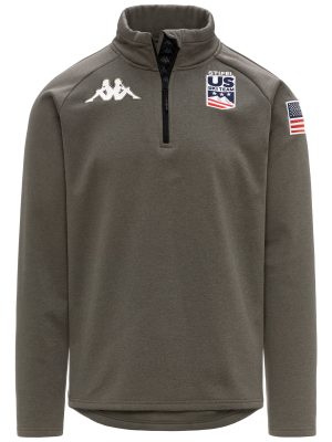 821 US - Fleece - Cardigan - Unisex - Green Academia