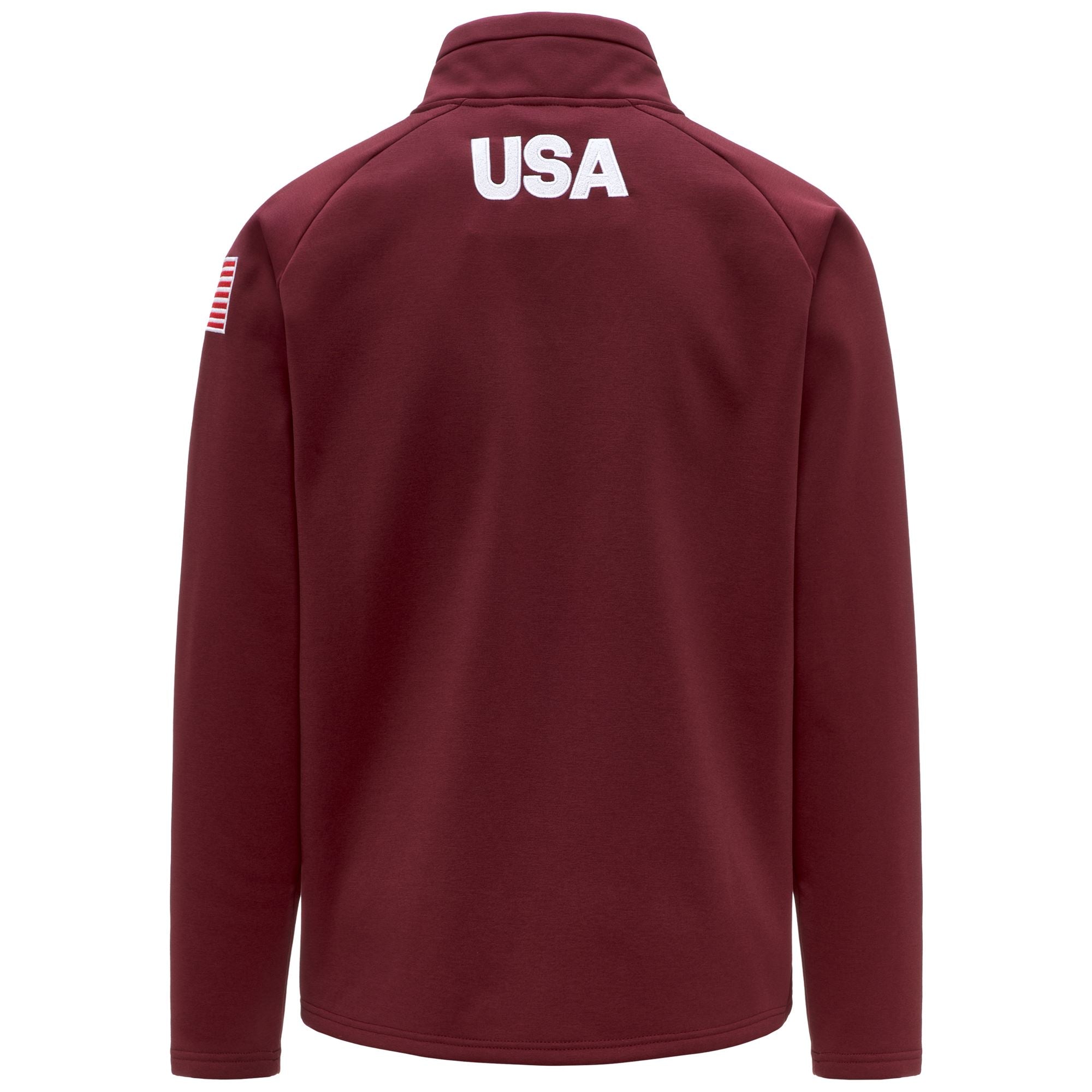 821 US - Fleece - Cardigan - Unisex - Red Pomegranate - Image 3