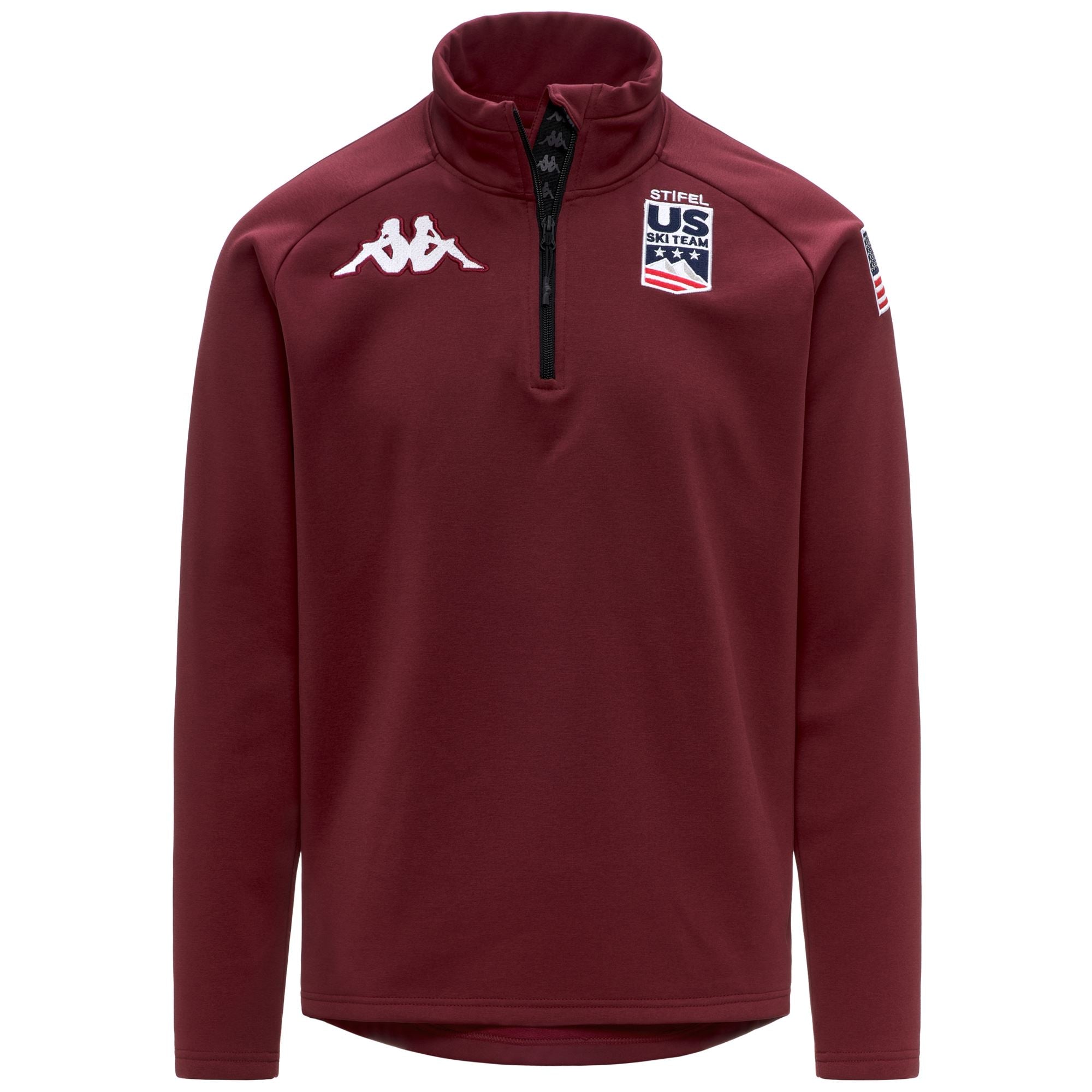 821 US - Fleece - Cardigan - Unisex - Red Pomegranate