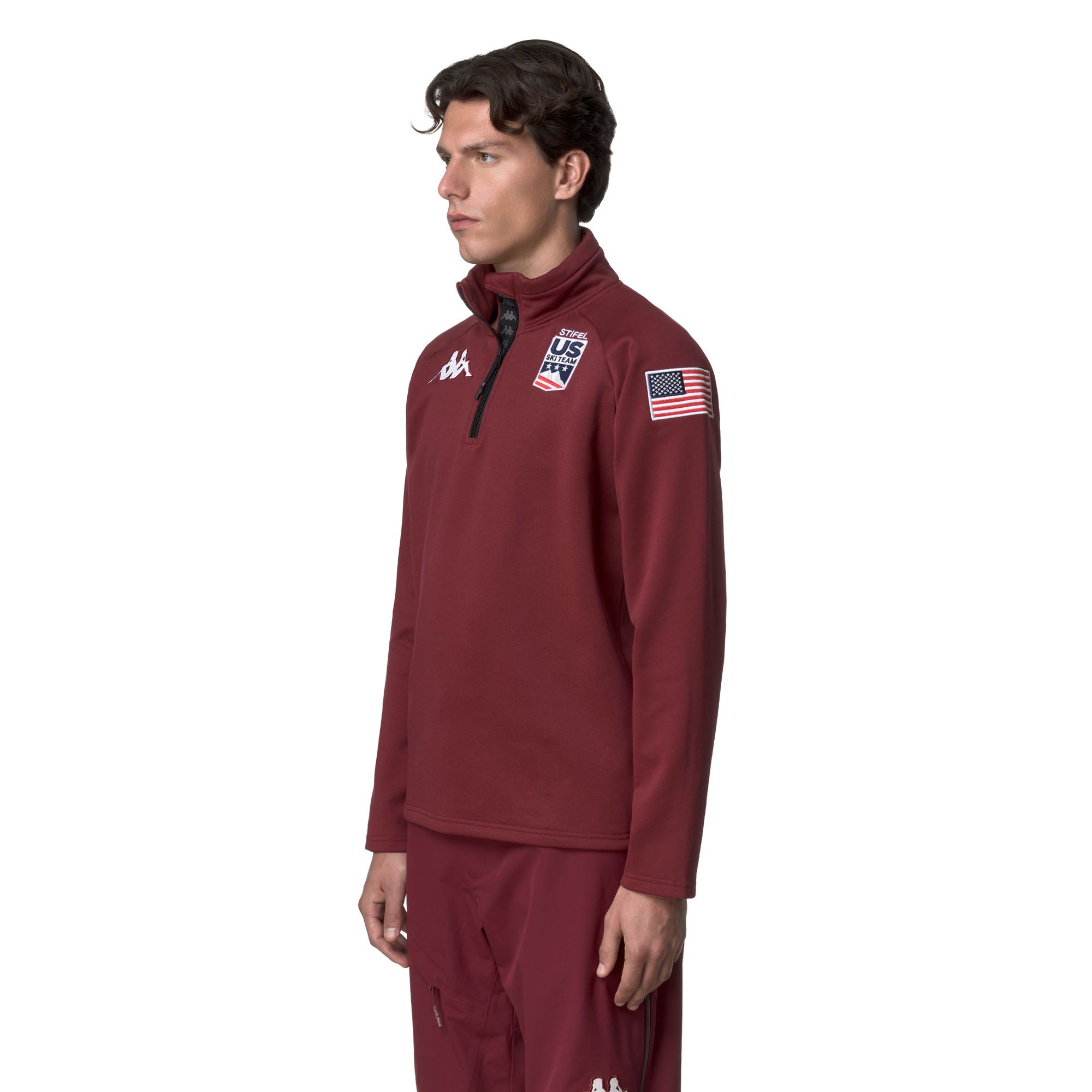 821 US - Fleece - Cardigan - Unisex - Red Pomegranate - Image 5