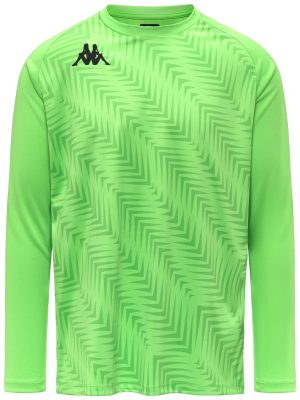 KAPPA4FOOTBALL FARCO - Active Jerseys - Shirt - Man - NEON GREEN LT