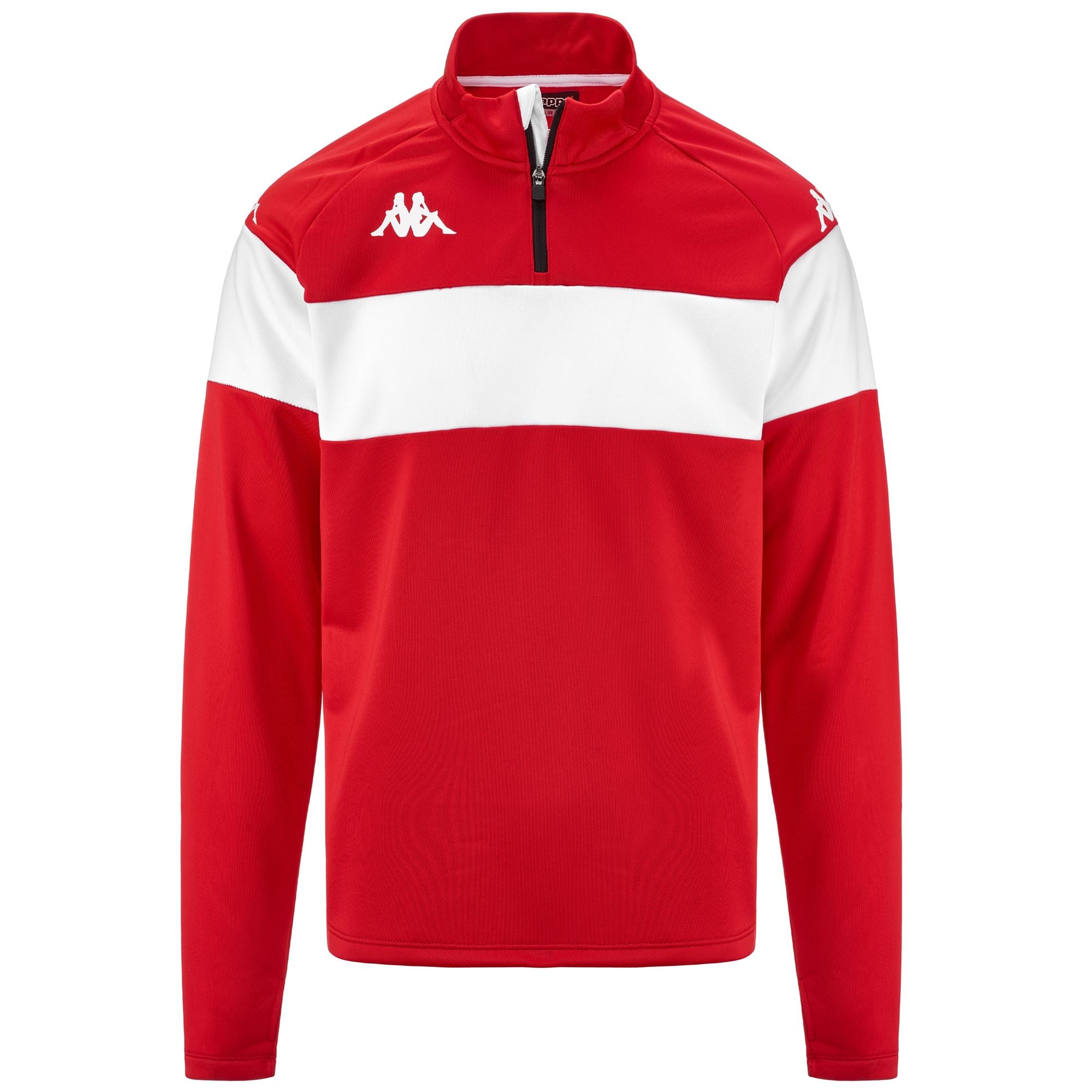 KAPPA4FOOTBALL DOVARE - Fleece - Jumper - Man - RED-WHITE