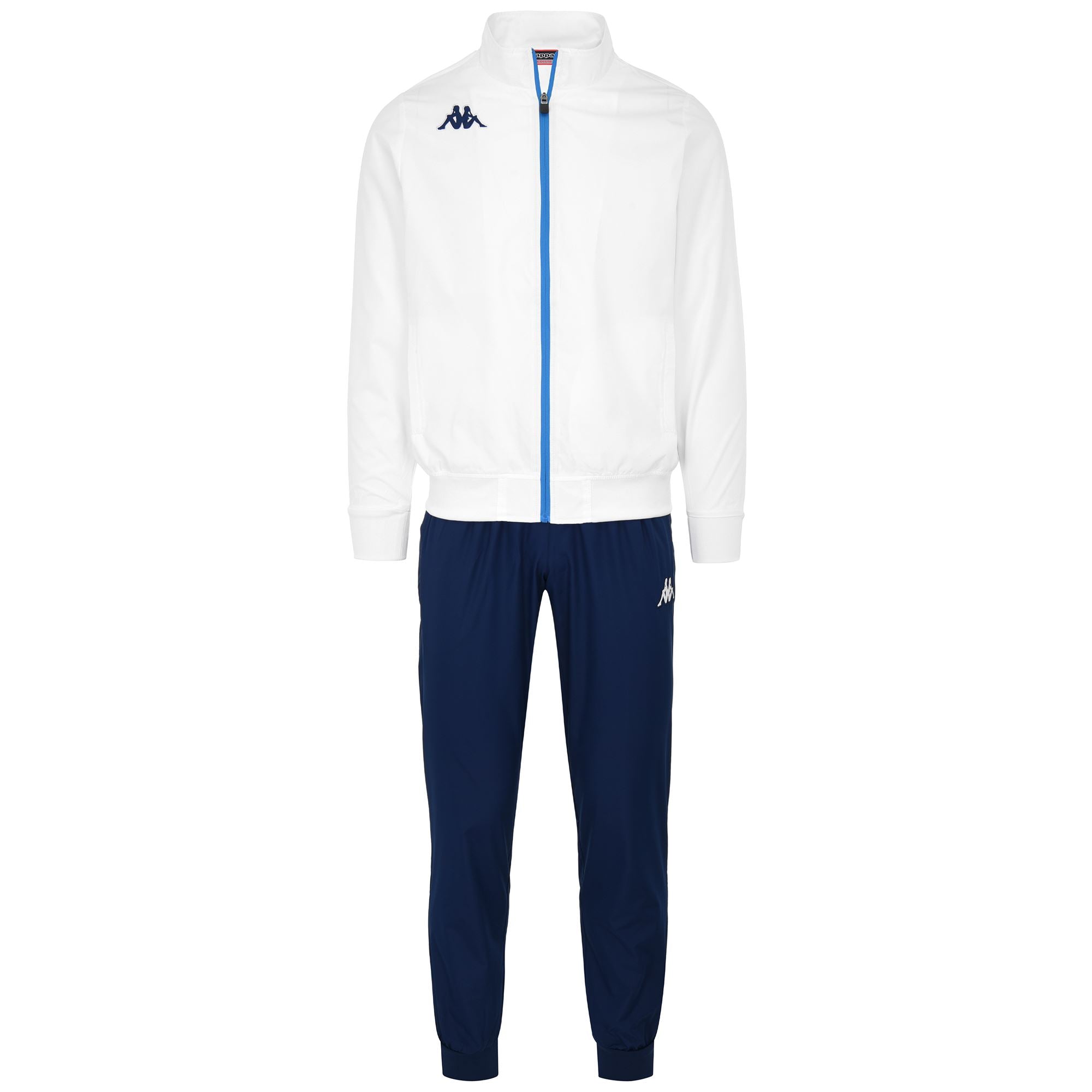 KAPPA4FOOTBALL NASTECO - Sport Suits - TRACKSUIT - Man - WHITE-BLUE DEPTHS-AZURE
