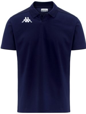 KAPPA4FOOTBALL NANGAT - Polo Shirts - Polo - Man - BLUE DEPTHS-DK BLUE