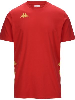 KAPPA4FOOTBALL GIOVO - T-ShirtsTop - T-Shirt - Man - RED CHINESE
