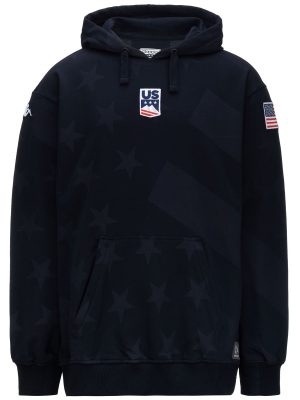 UTAWI FLAG US - Fleece - Jumper - Unisex - BLUE DK NAVY-BLUE AIRFORCE