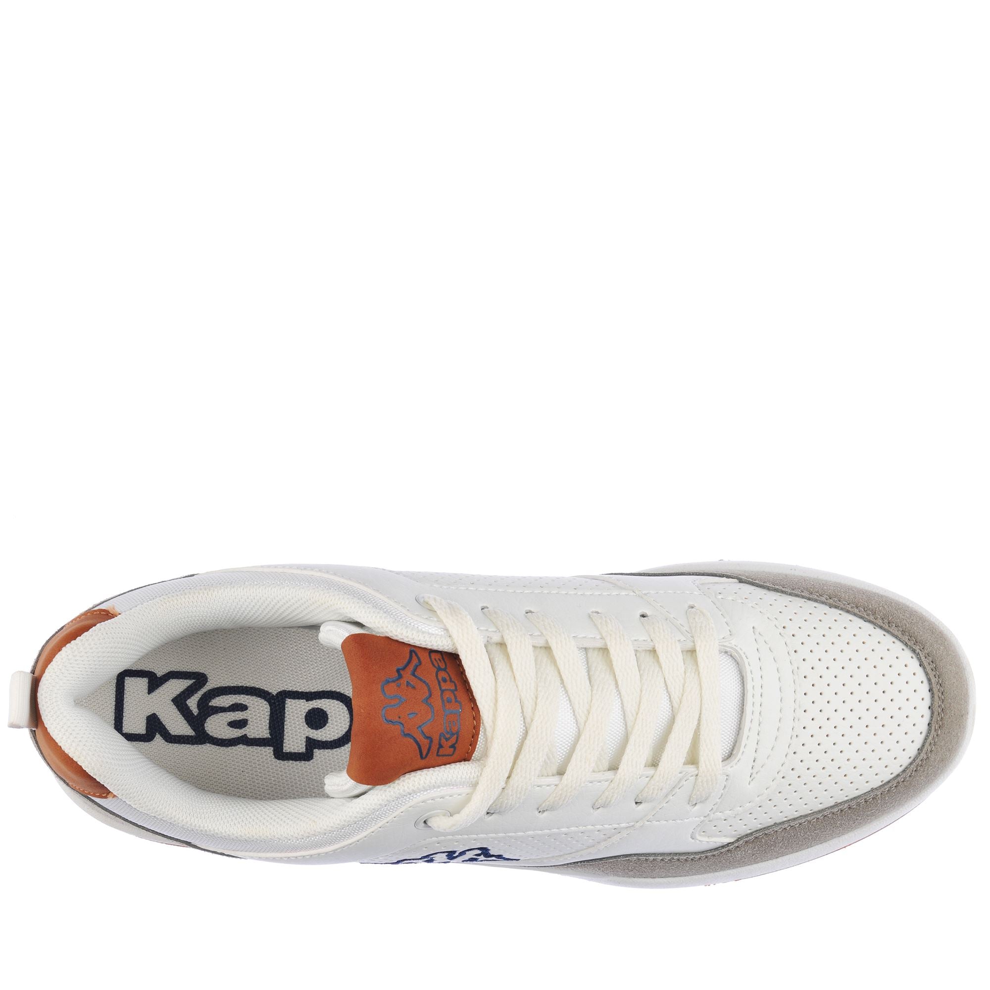 LOGO MANIS - Sneakers - Low Cut - Man - WHITE-BROWN DK KHAKI - Image 5