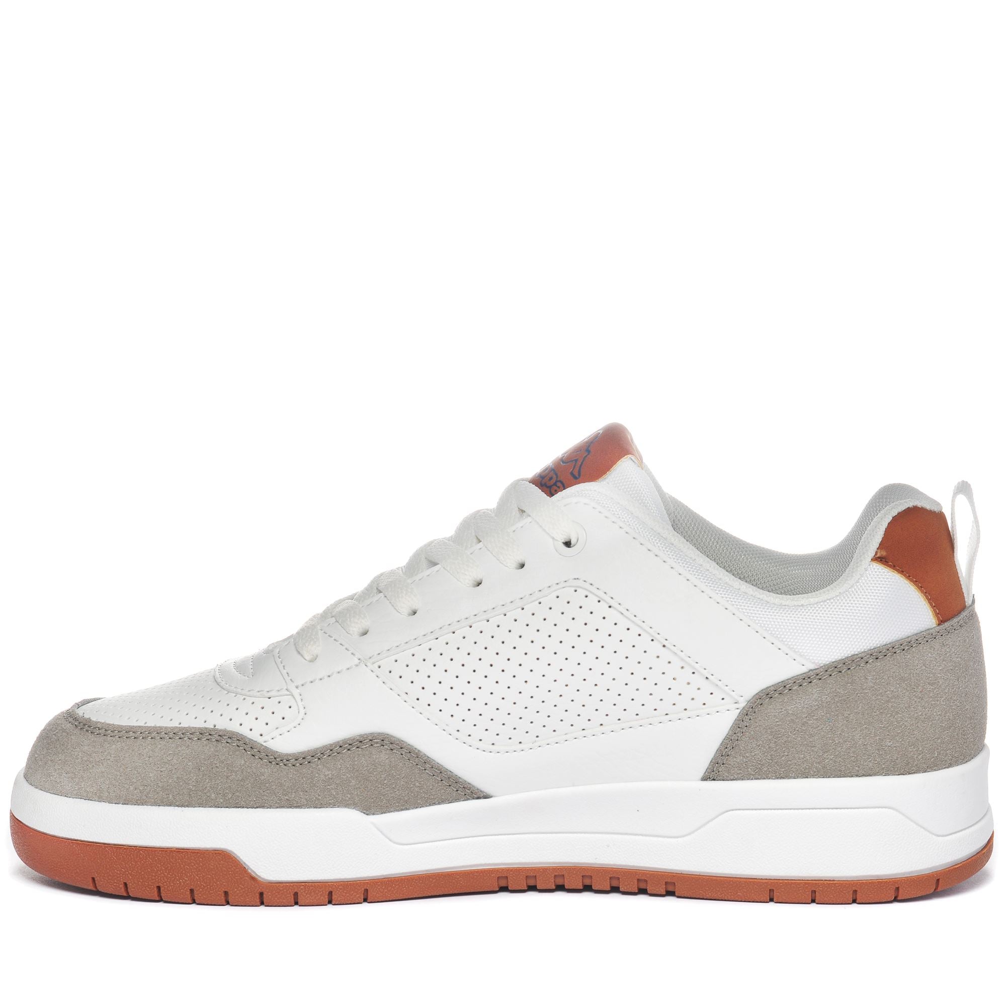 LOGO MANIS - Sneakers - Low Cut - Man - WHITE-BROWN DK KHAKI - Image 4