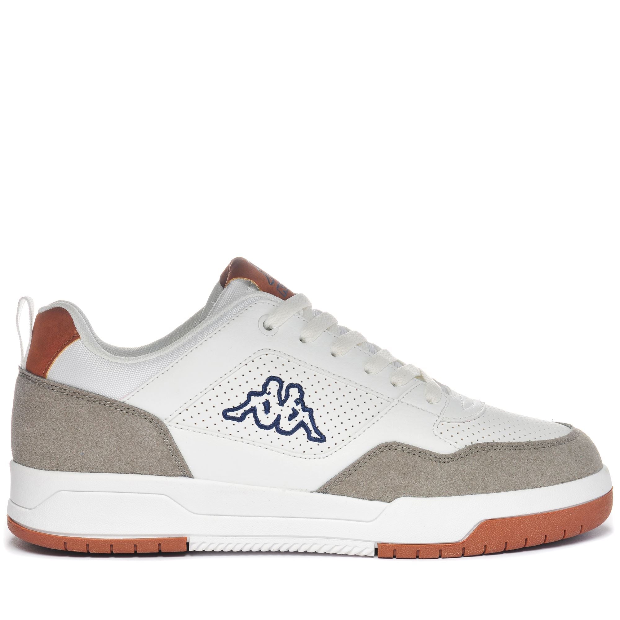 LOGO MANIS - Sneakers - Low Cut - Man - WHITE-BROWN DK KHAKI - Image 2