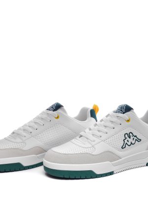 LOGO MANIS - Sneakers - Low Cut - Man - WHITE-GREEN DK