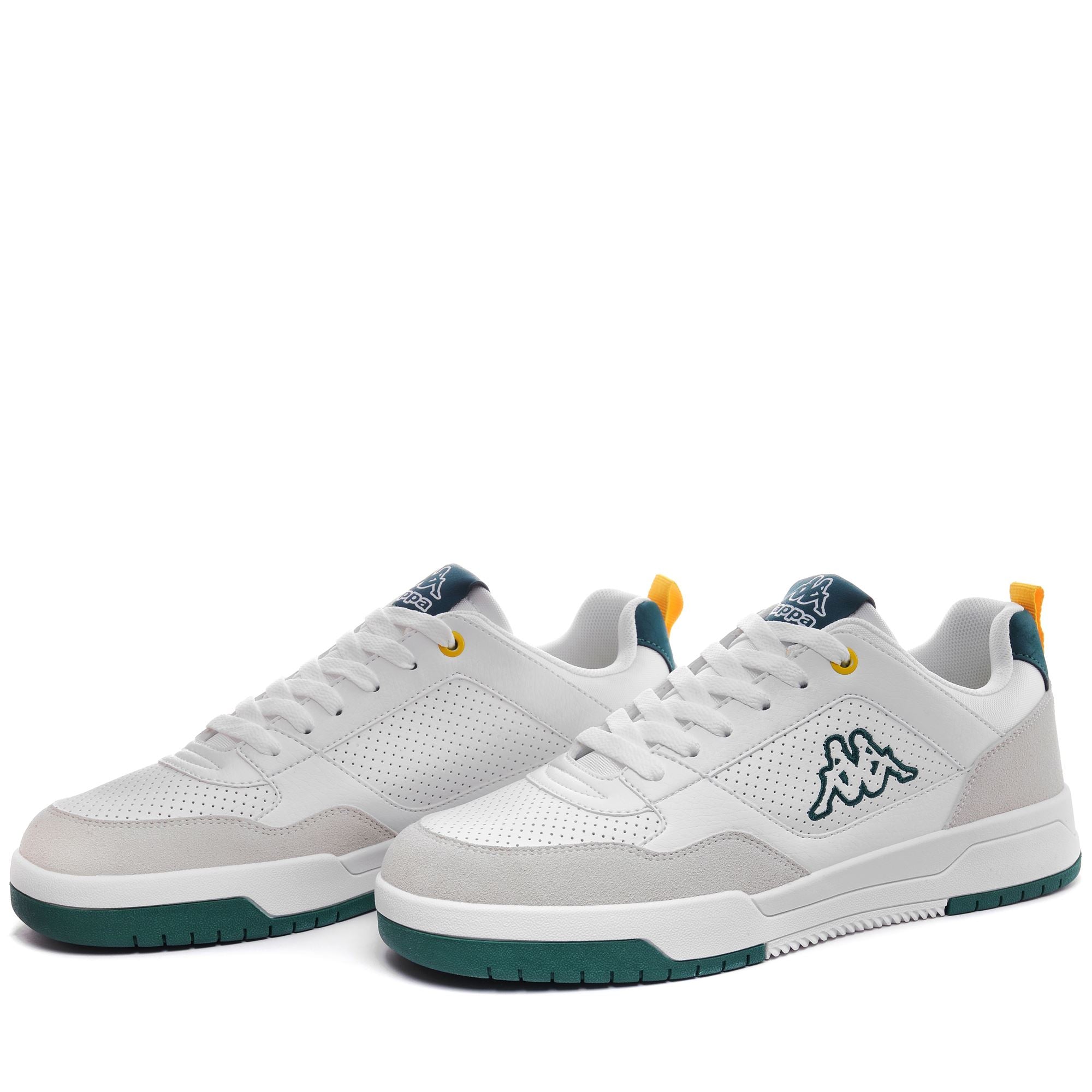 LOGO MANIS - Sneakers - Low Cut - Man - WHITE-GREEN DK