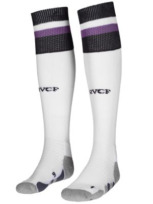 KOMBAT SPARK PRO VALLADOLID 1PACK - Socks - Knee High Sock - Man - WHITE-VIOLET-GREY CENIZE