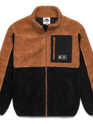 OLYA - Fleece - Jacket - Man - Brown Lt Honey-Black