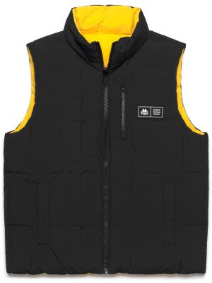 ORVILLE - Jackets - Vest - Man - Black-Yellow Spectra