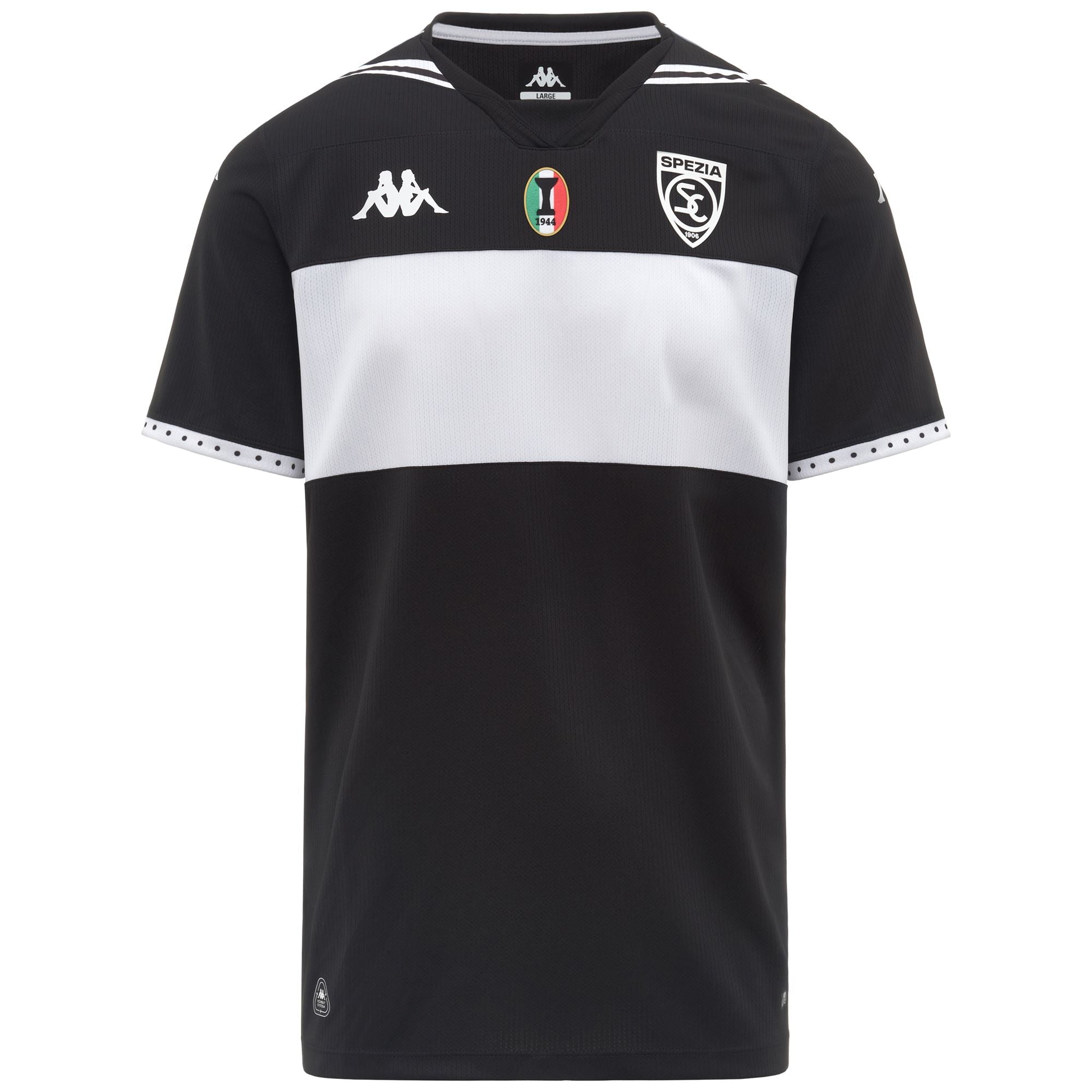 KOMBAT 2026 AWAY SPEZIA - Active Jerseys - Shirt - Man - BLACK-WHITE