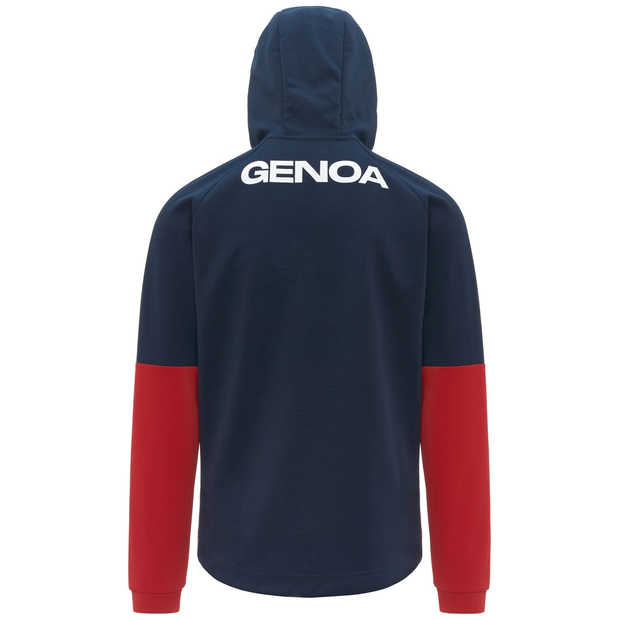 MEQUO GENOA - Fleece - Jacket - Man - BLUE DK-RED BLAZE - Image 3