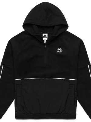 ORSON - Fleece - Hoodie - Man - Black-White