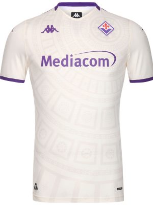 KOMBAT PRO 2026 AWAY FIORENTINA - Active Jerseys - Shirt - Man - WHITE WHISPER-VIOLET TILLANDSIA