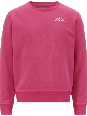 LOGO CAIMA KID - Fleece - Jumper - Unisex - FUCHSIA BRIGHT ROSE