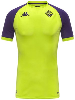 MOKIBA PRO FIORENTINA - Active Jerseys - Shirt - Man - GREEN ACID-VIOLET MD
