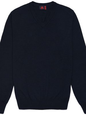 RILER - KNITWEAR - Pull  Over - Man - BLUE DK NAVY