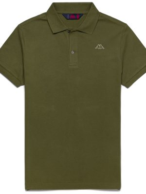 WILLIAM - La polo Robe di Kappa - Polo - Man - GREEN OLIVINE