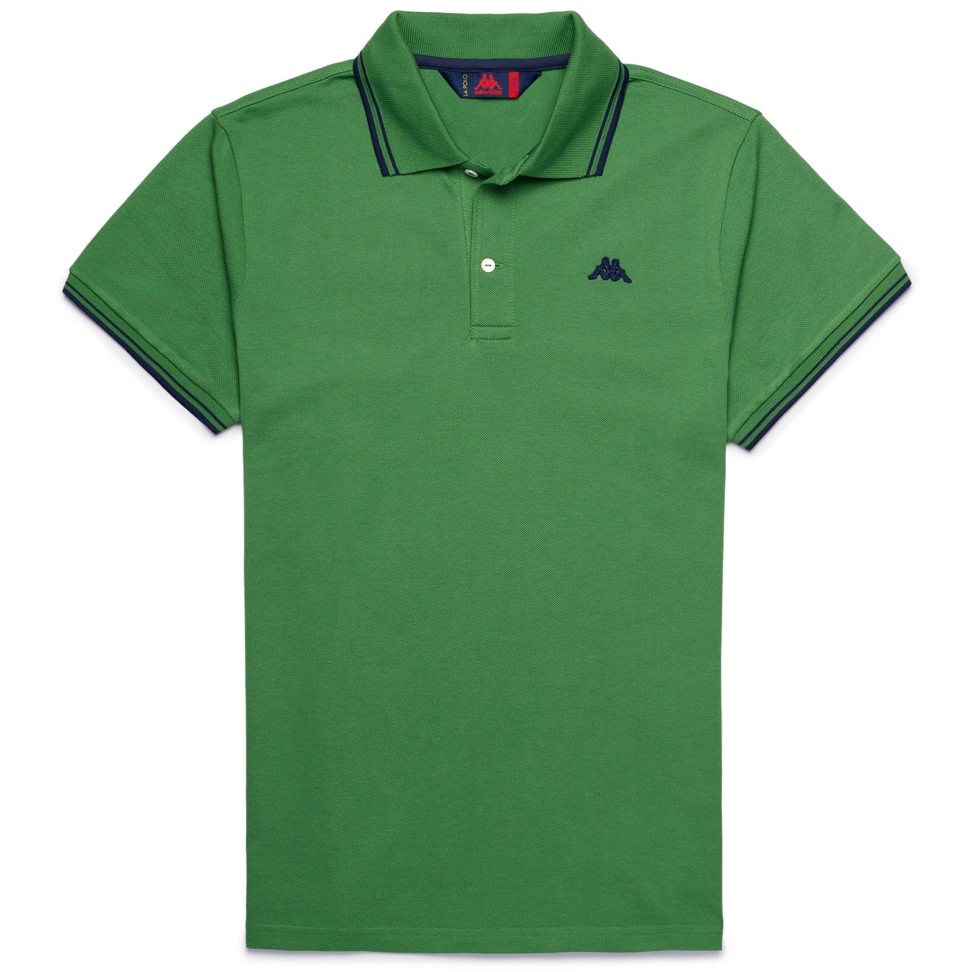 HARRY - La polo Robe di Kappa - Polo - Man - GREEN JUNIPER-BLUE IRIS