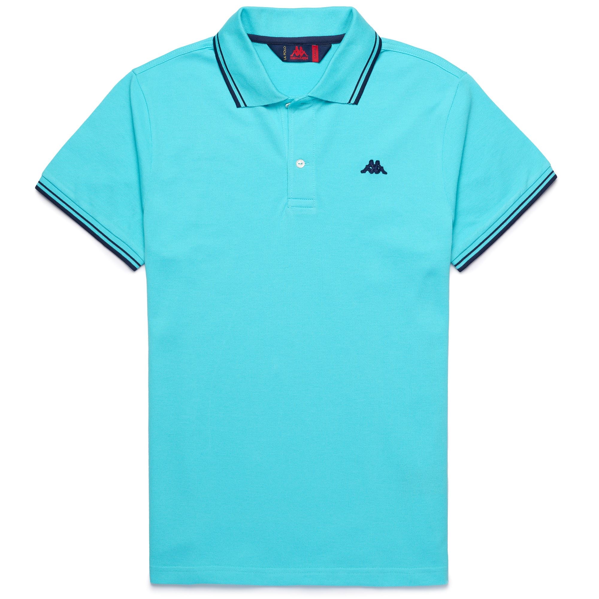 HARRY - La polo Robe di Kappa - Polo - Man - TURQUOISE CAPRI-BLUE IRIS
