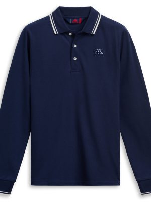 GORD - La polo Robe di Kappa - Polo - Man - BLUE IRIS-WHITE NATURAL