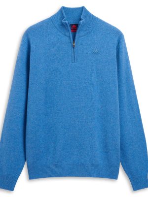 LAMB RODRIC - KNITWEAR - Pull  Over - Man - BLUE ROYAL LT