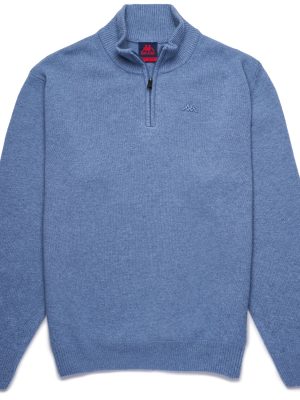 LAMB RODRIC - KNITWEAR - Pull  Over - Man - BLUE INFINITY