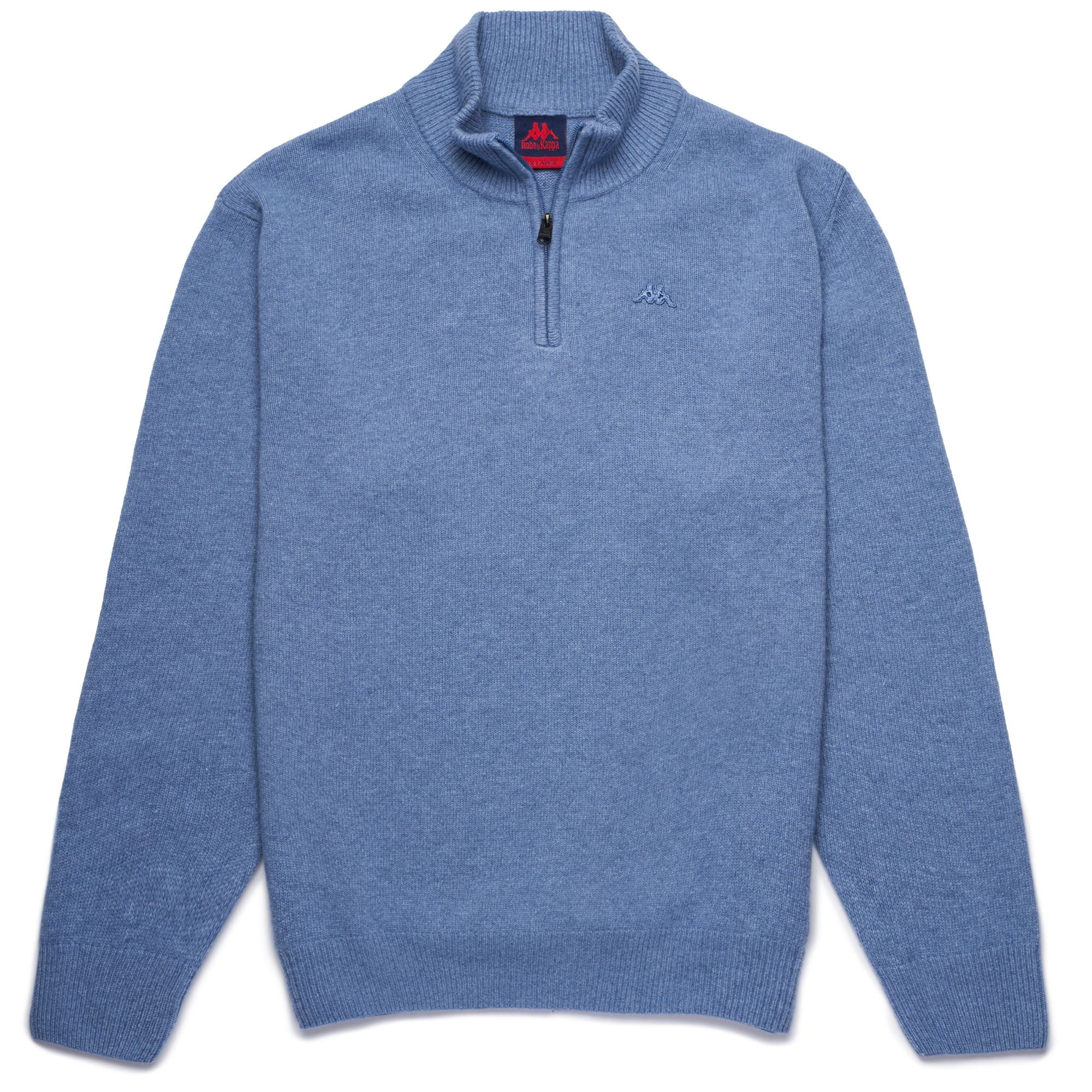 LAMB RODRIC - KNITWEAR - Pull Over - Man - BLUE INFINITY