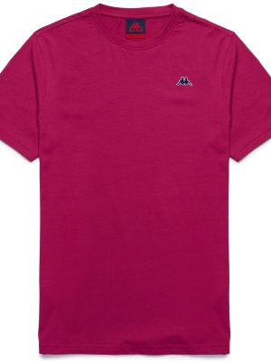 LUC - T-ShirtsTop - T-Shirt - Man - VIOLET RASPBERRY-BLUE NAVY
