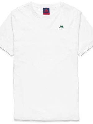 LUC - T-ShirtsTop - T-Shirt - Man - WHITE-GREEN EDEN