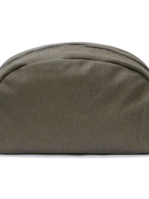 MOGWAI CANVAS - Small Accessories - BEAUTY CASE - Unisex - GREEN MILITARY-WHITE NATURAL