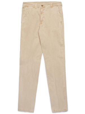 WERNER PEACHED GABARDINE - Pants - CHINO - Man - BEIGE GREY