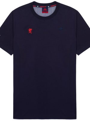 LUC GENOA - T-ShirtsTop - T-Shirt - Man - BLUE MARINE-RED BLAZE